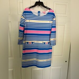 Women’s stripped Lilly Pulitzer dress. Size Medium.